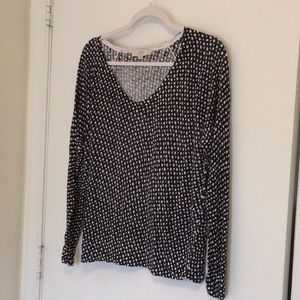 Loft scoop neck long sleeve